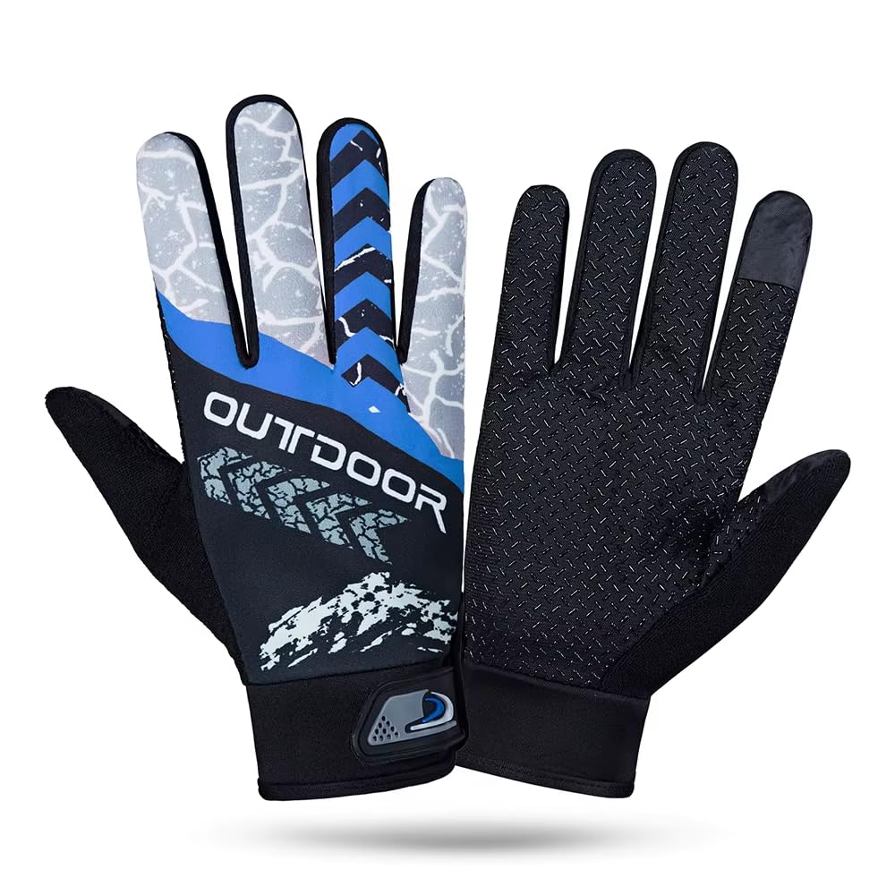 Full-Finger Athletic Gloves — Non-Slip Grip for Cycling &amp; Training
