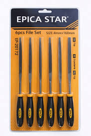 Epica Star 6-Piece Precision Needle File Set (EP-20173)