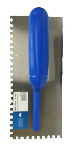 Notched Tile Trowel — Even Adhesive, Every Time