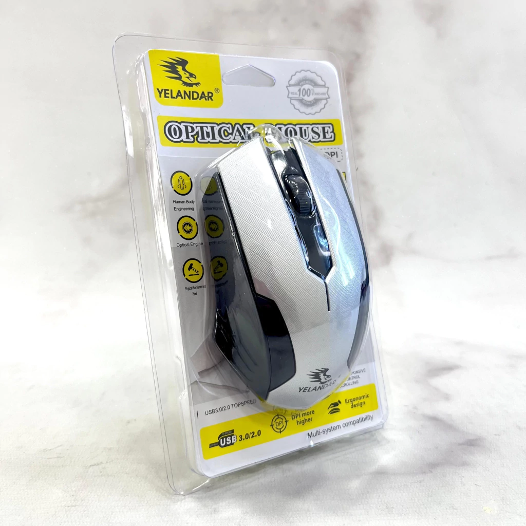 Yelandar Optical Mouse — Smooth, Precise &amp; Reliable