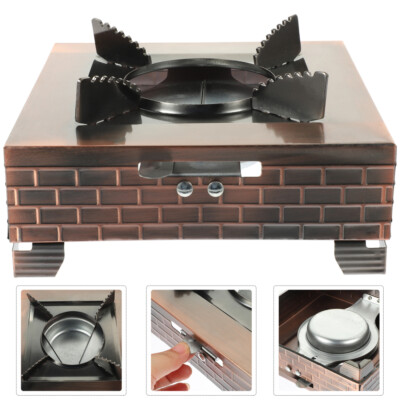 Small Fire Stove Alcohol Heater for Cooking Mini Camping Heater Hot Pot Griddle